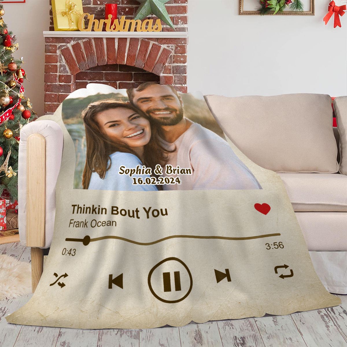 You Are My Queen Forever - Personalized Photo Blanket. Personalized