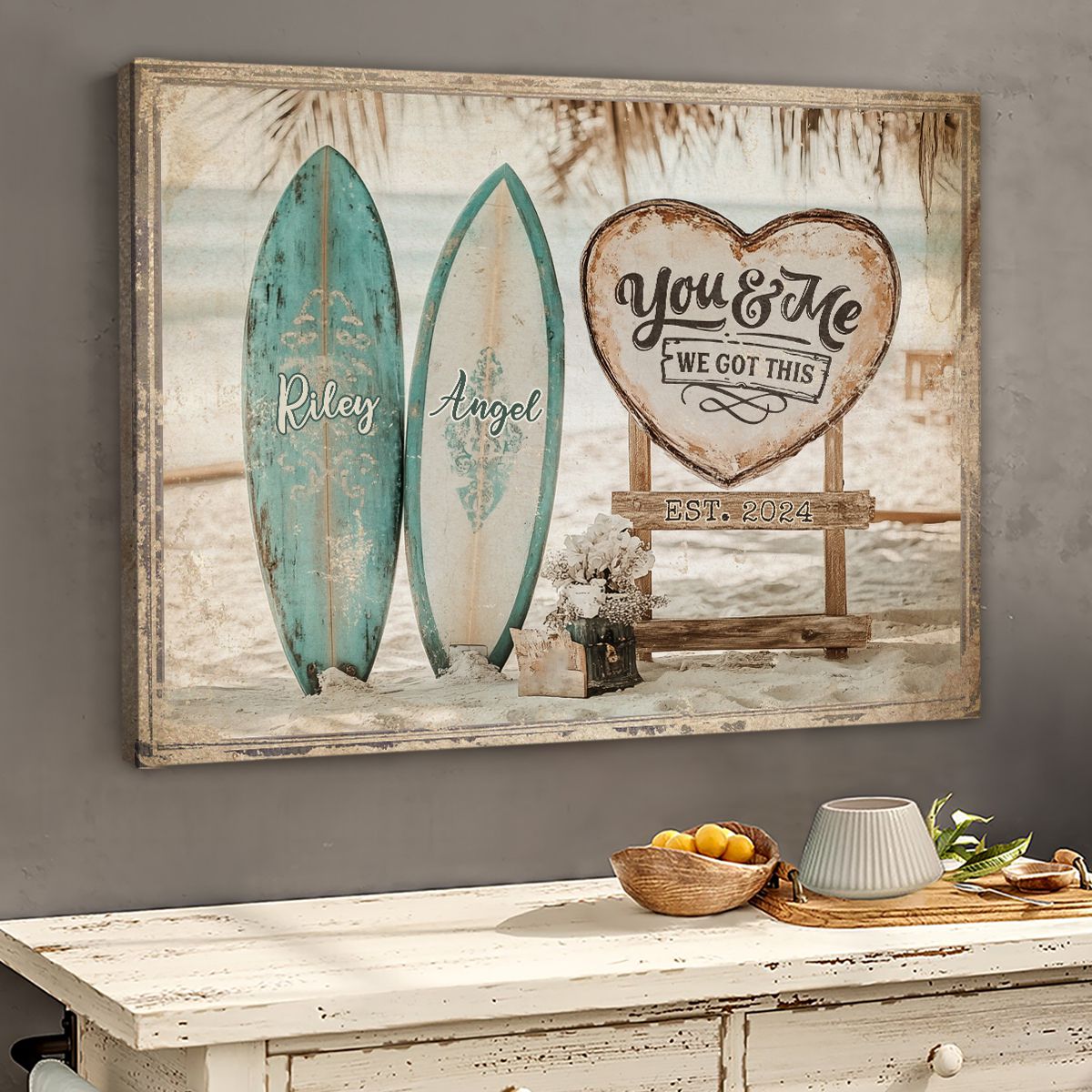 We Got This Sign Anniversary Couple Gift You & Me We Got This Personalized You And Me Sign