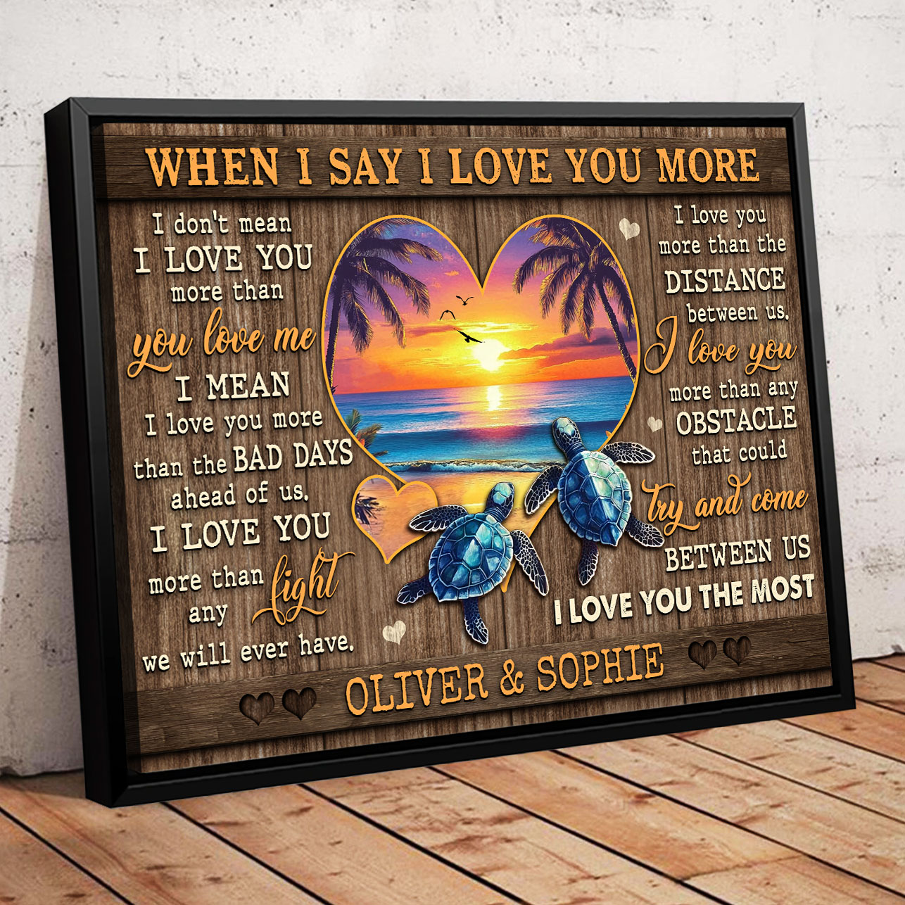 I SAID I LOVE YOU FIRST - Vinyle Standard Rouge Candy Cane - Store